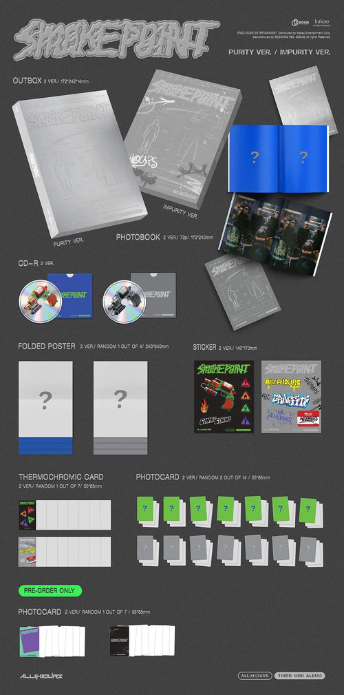 ALL(H)OURS 'SMOKE POINT' 3RD MINI ALBUM