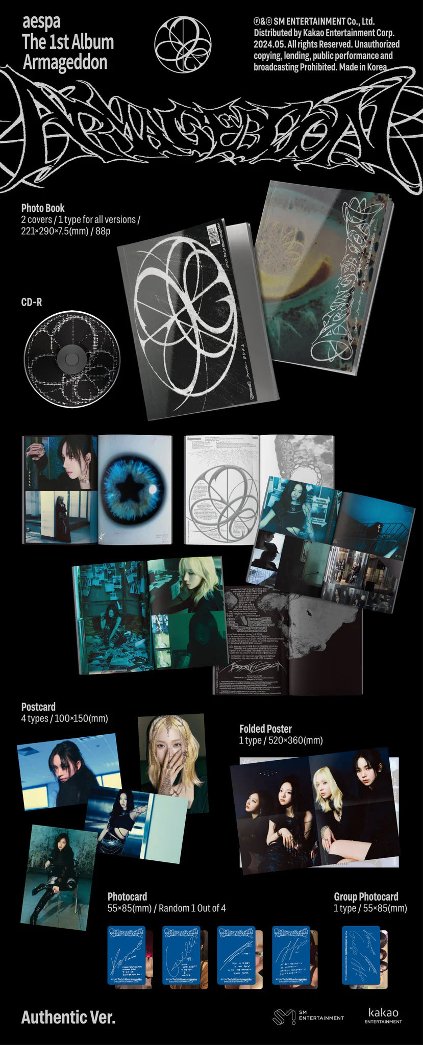 AESPA 'ARMAGEDDON' 1ST STUDIO ALBUM AUTHENTIC VER.