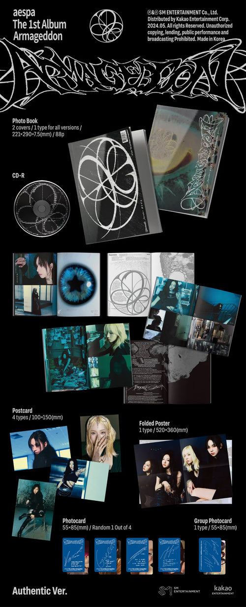 AESPA 'ARMAGEDDON' 1ST STUDIO ALBUM AUTHENTIC VER.
