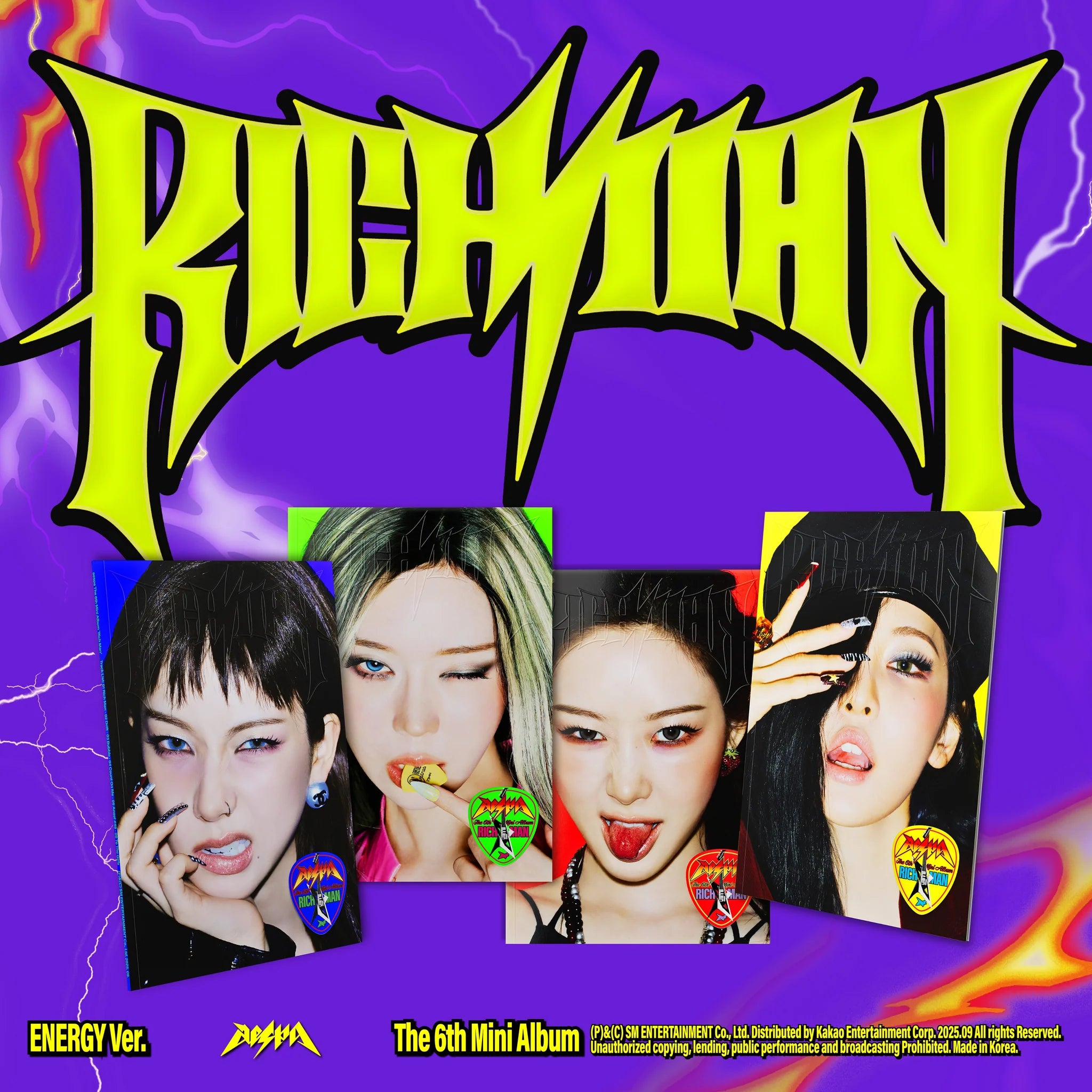 AESPA 'RICH MAN' 6TH MINI ALBUM ENERGY VER.