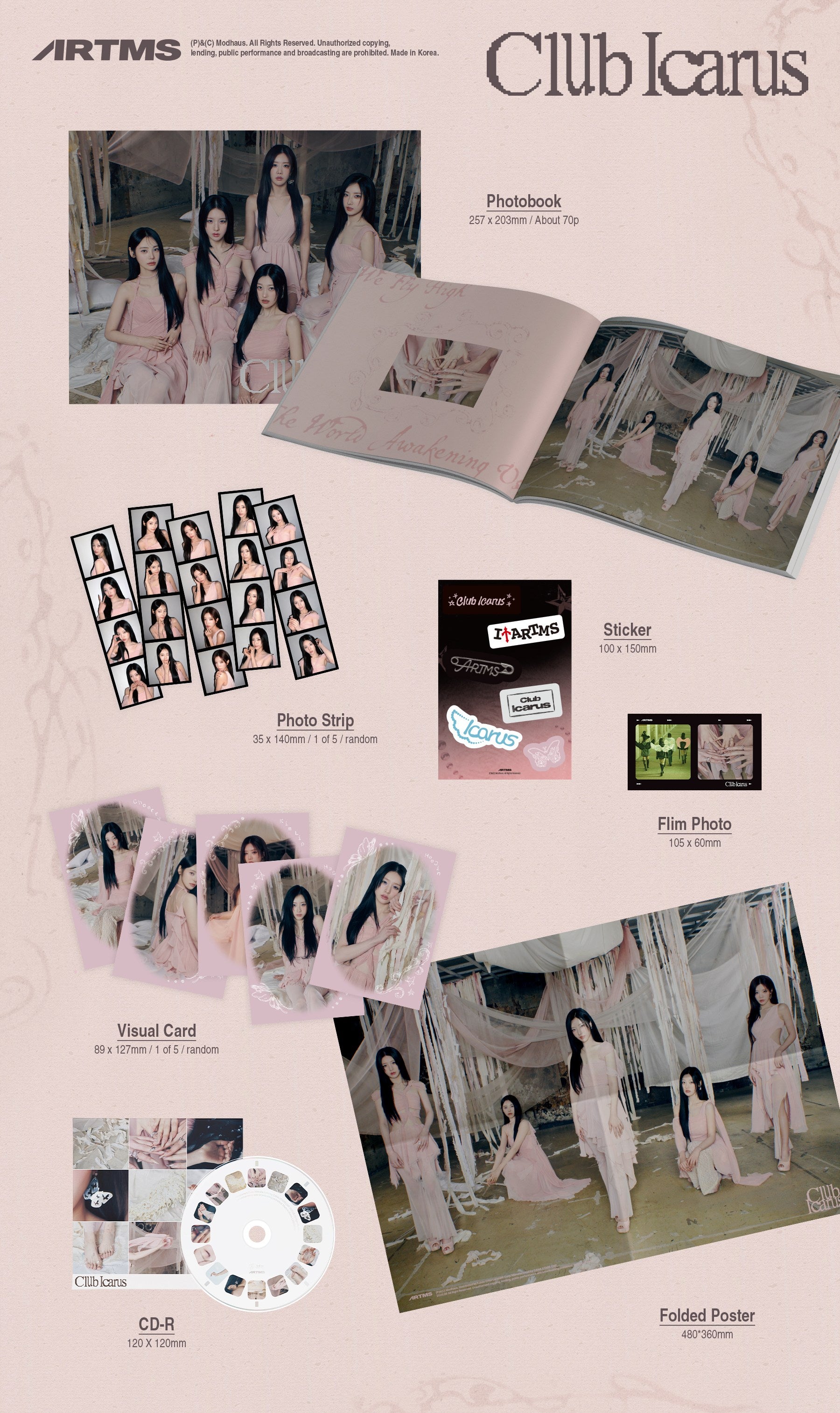 ARTMS 'CLUB ICARUS' 1ST MINI ALBUM