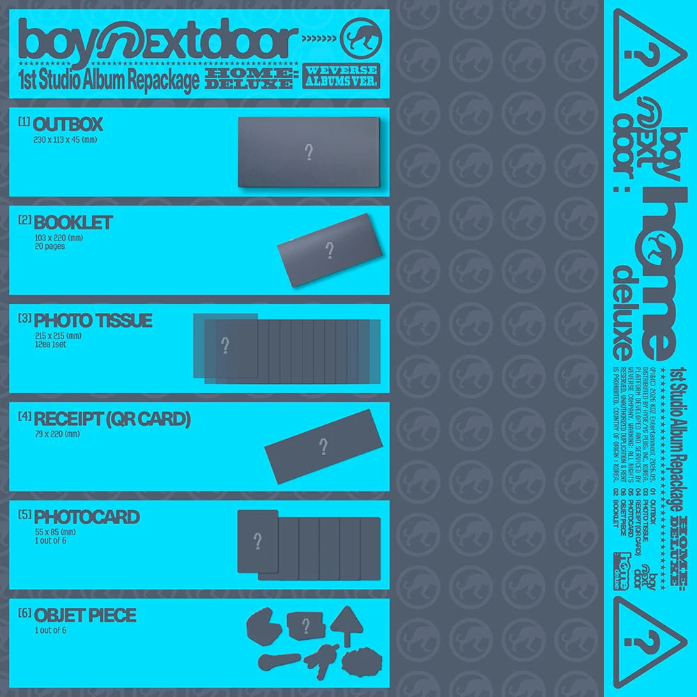 <b>[PRE-ORDER]</b> BOYNEXTDOOR 'HOME: DELUXE' 1ST STUDIO ALBUM REPACKAGE WEVERSE VER.