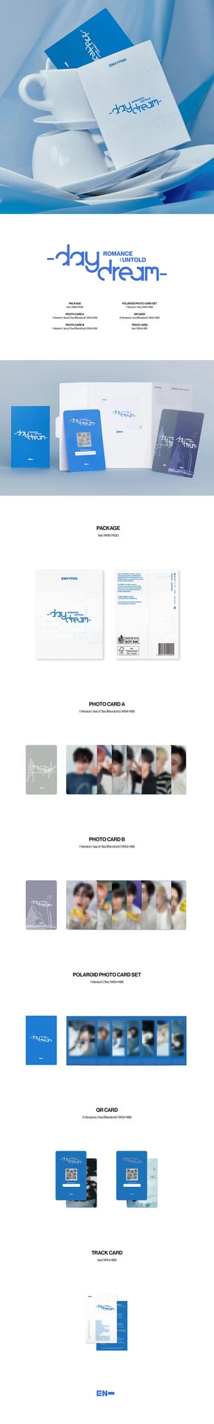 ENHYPEN 'ROMANCE: UNTOLD -DAYDREAM-' 2ND ALBUM REPACKAGE WEVERSE VER.