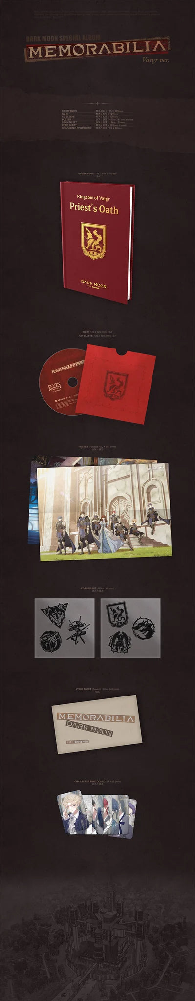 ENHYPEN 'DARK MOON MEMORABILIA' SPECIAL ALBUM VARGR VER.