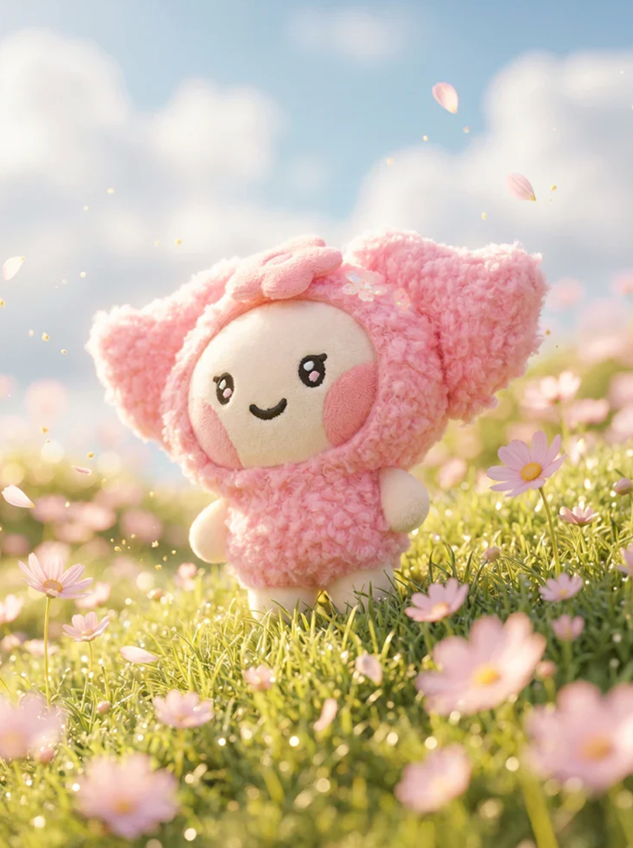 MIGHTEEZ 'BERRY BREEZY FAIRY' WEATHER PLUSH KEYRING