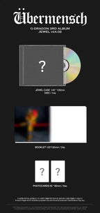 G-DRAGON 'ÜBERMENSCH' 3RD ALBUM JEWEL VER.