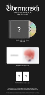 G-DRAGON 'ÜBERMENSCH' 3RD ALBUM JEWEL VER.