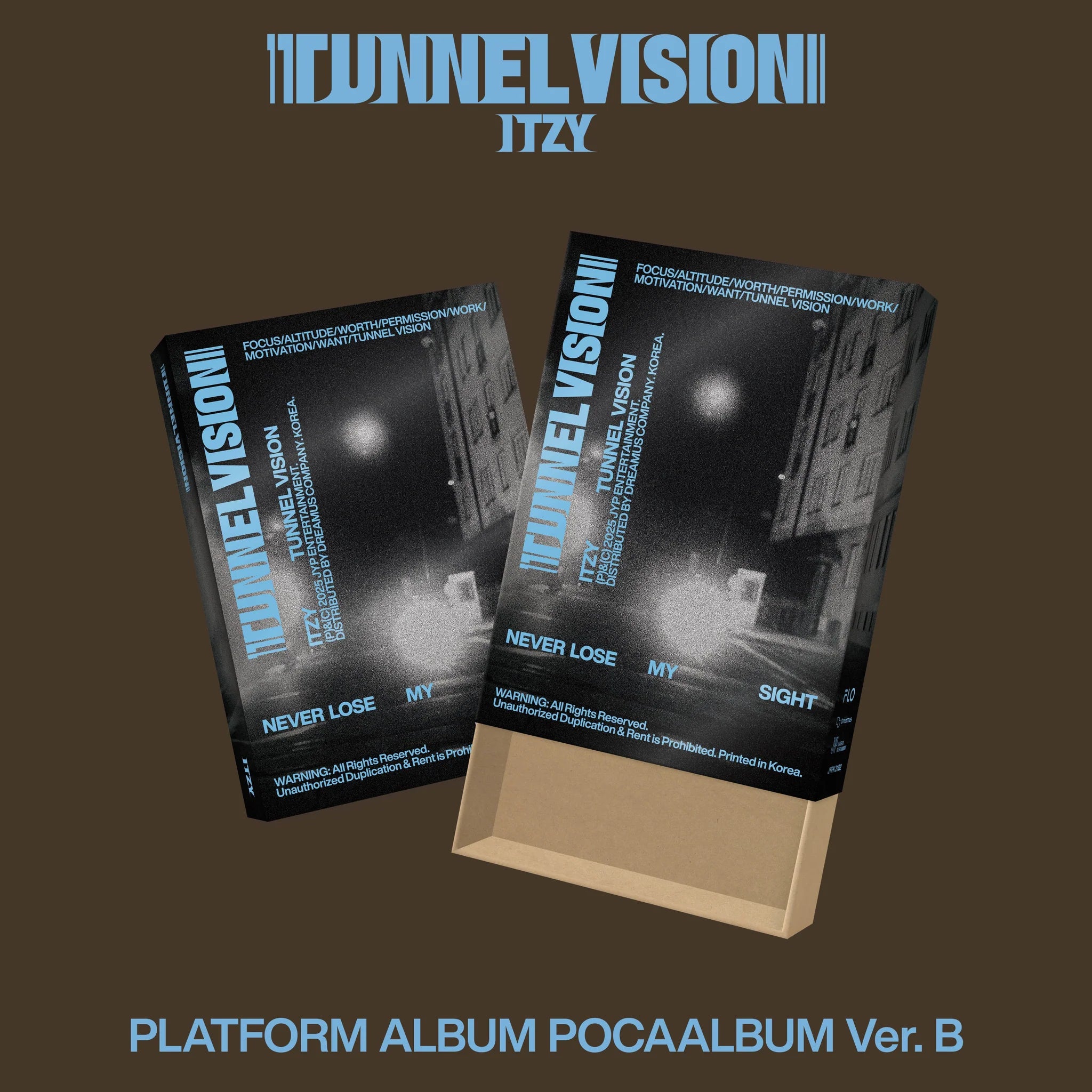 ITZY 'TUNNEL VISION' 11TH MINI ALBUM POCAALBUM VER.