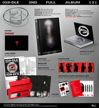 (G)I-DLE '2' 2ND STUDIO ALBUM REGULAR VER.