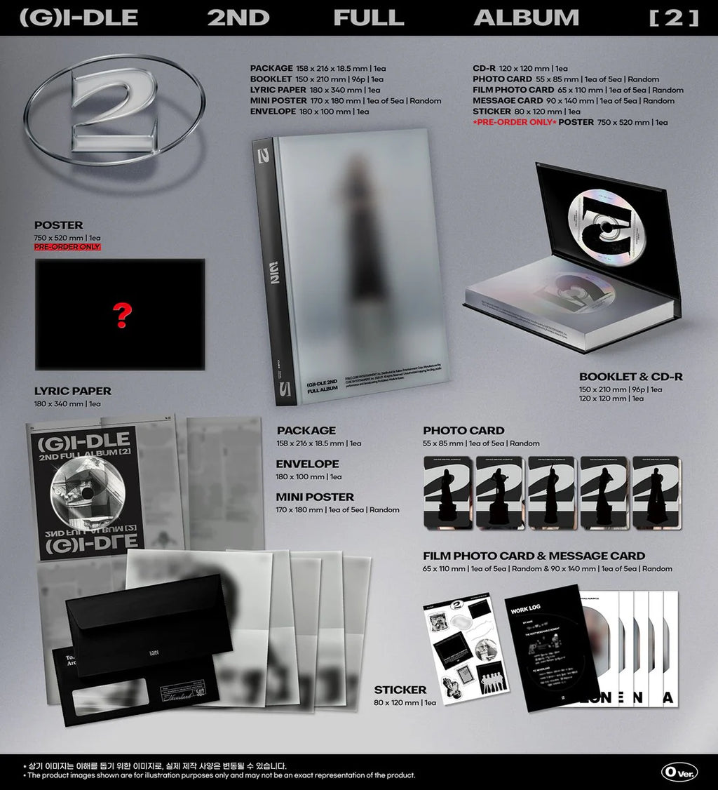 (G)I-DLE '2' 2ND STUDIO ALBUM REGULAR VER.