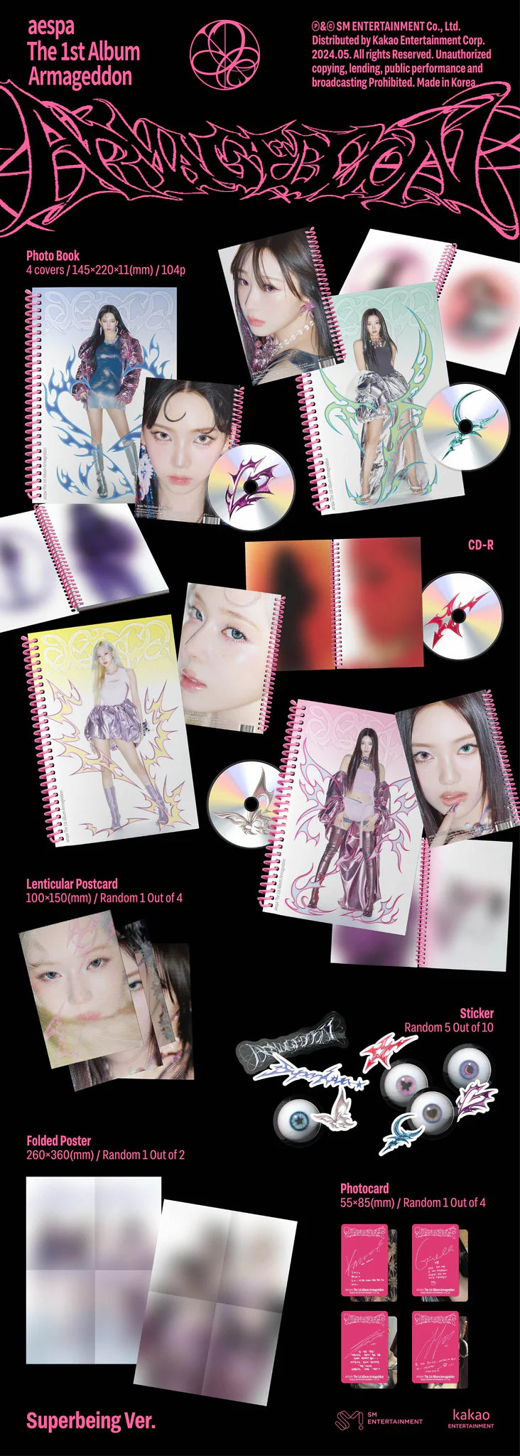 AESPA 'ARMAGEDDON' 1ST STUDIO ALBUM SUPERBEING VER.