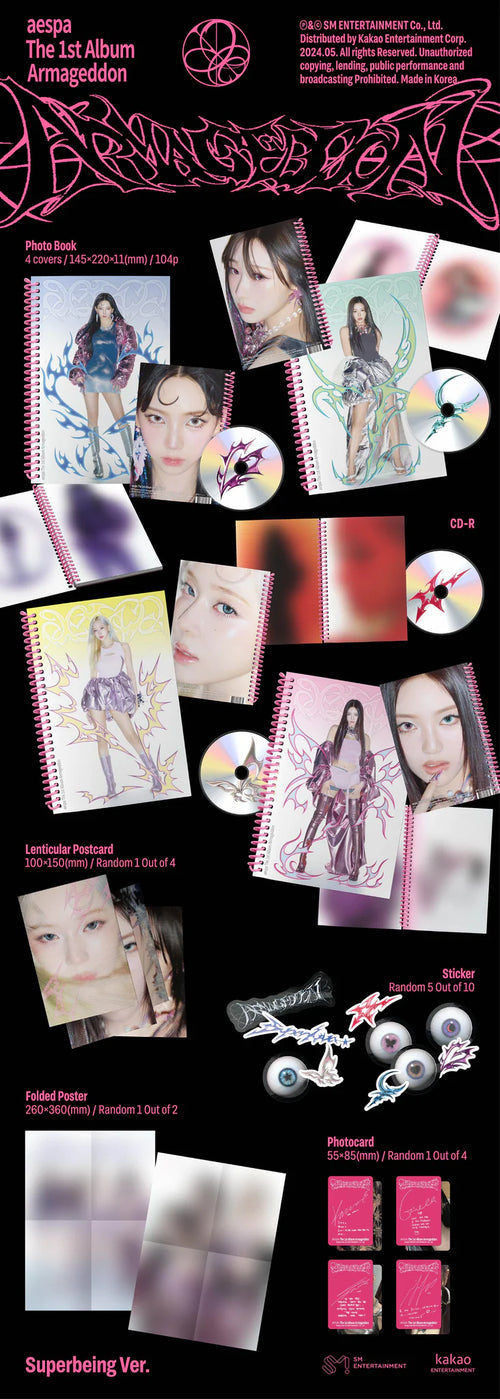 AESPA 'ARMAGEDDON' 1ST STUDIO ALBUM SUPERBEING VER.