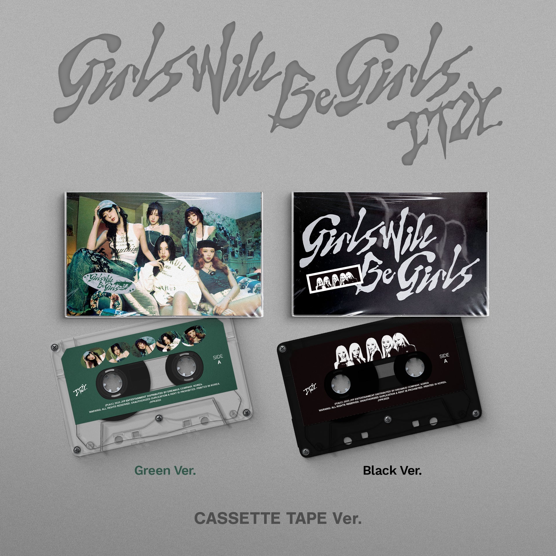 ITZY 'GIRLS WILL BE GIRLS' 10TH MINI ALBUM CASSETTE TAPE VER.