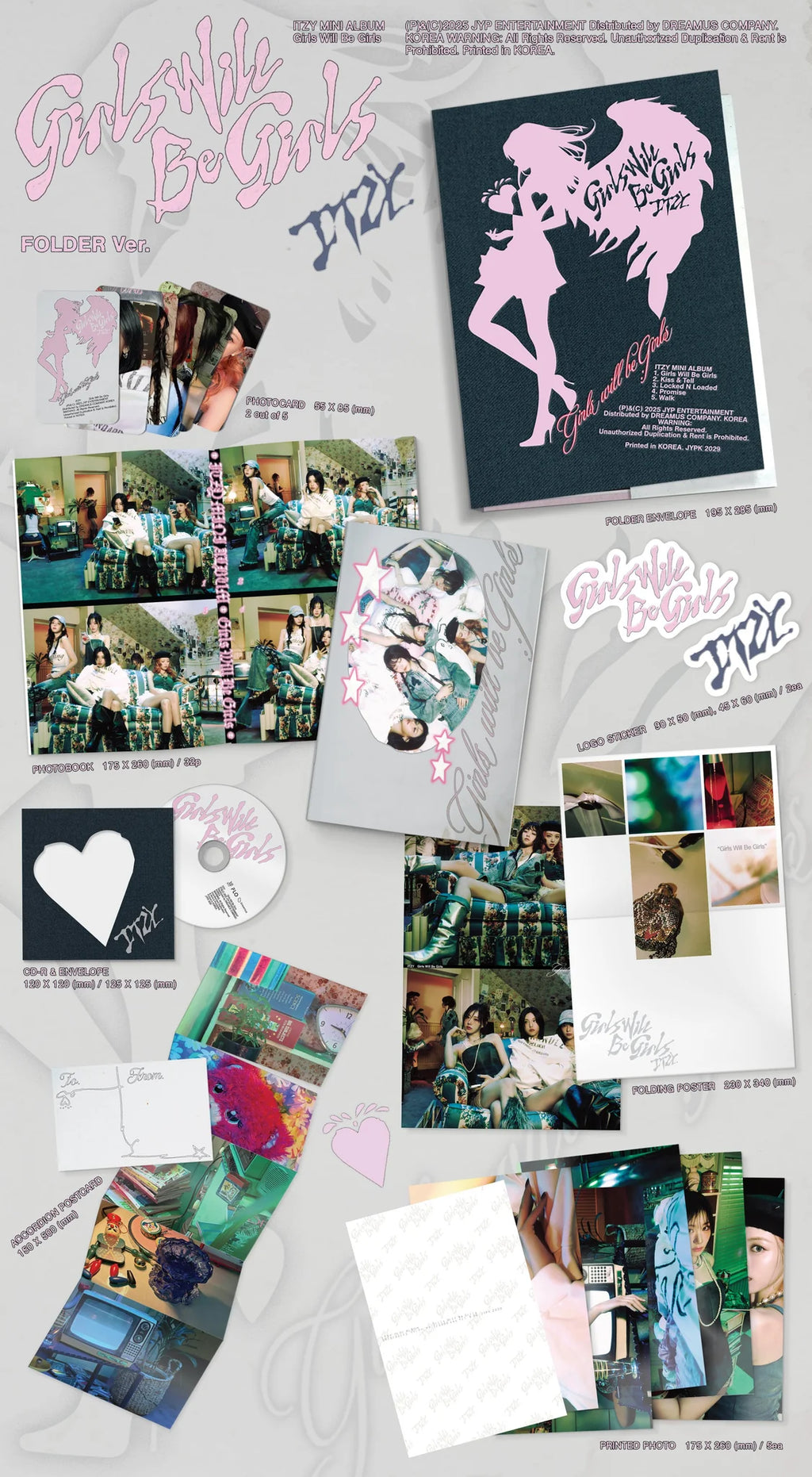 ITZY 'GIRLS WILL BE GIRLS' 10TH MINI ALBUM FOLDER VER.