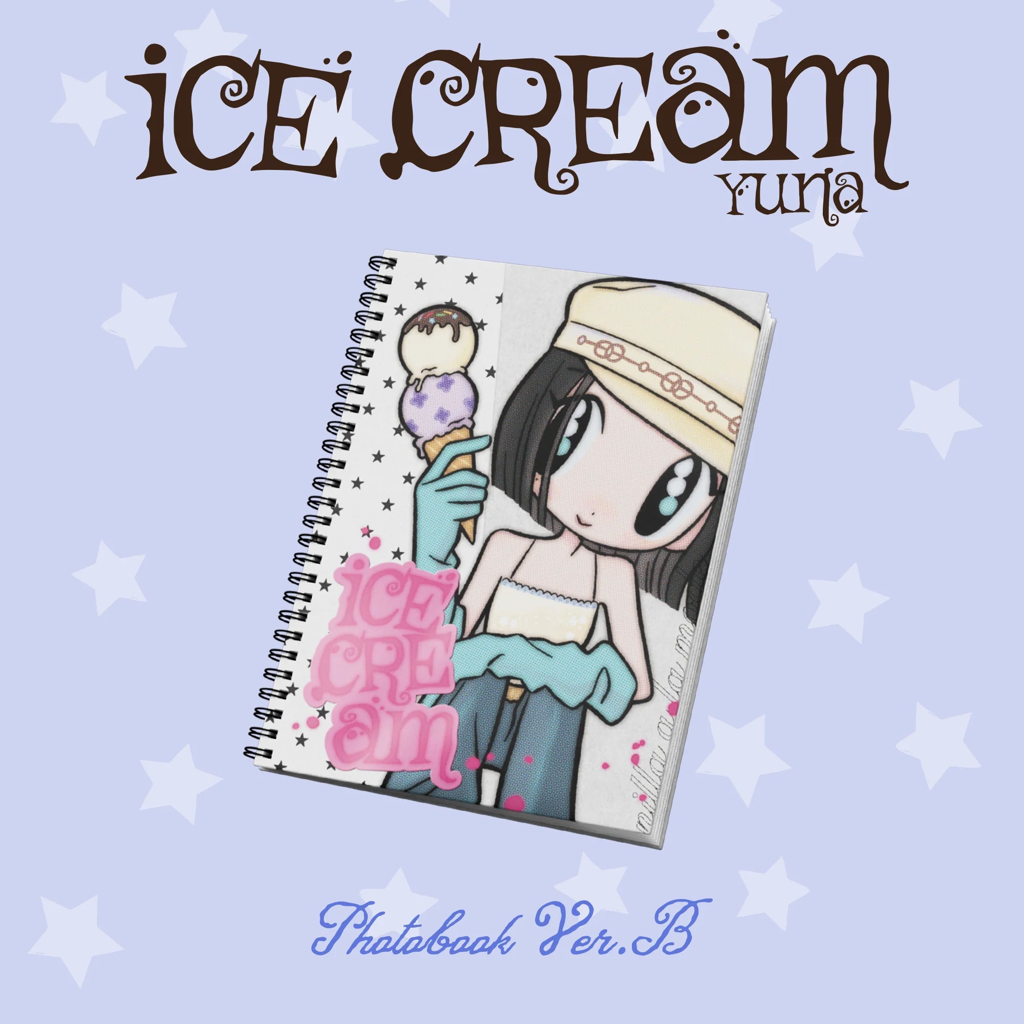 ITZY YUNA 'ICE CREAM' 1ST MINI ALBUM PHOTOBOOK VER.