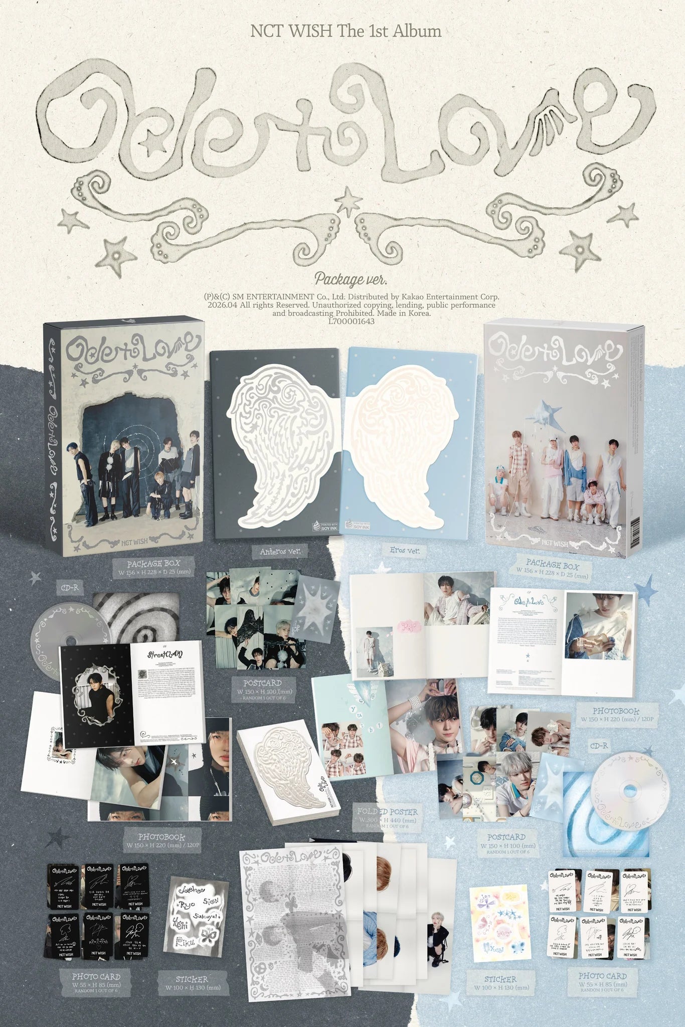 NCT WISH 'ODE TO LOVE' 1ST ALBUM PACKAGE VER.
