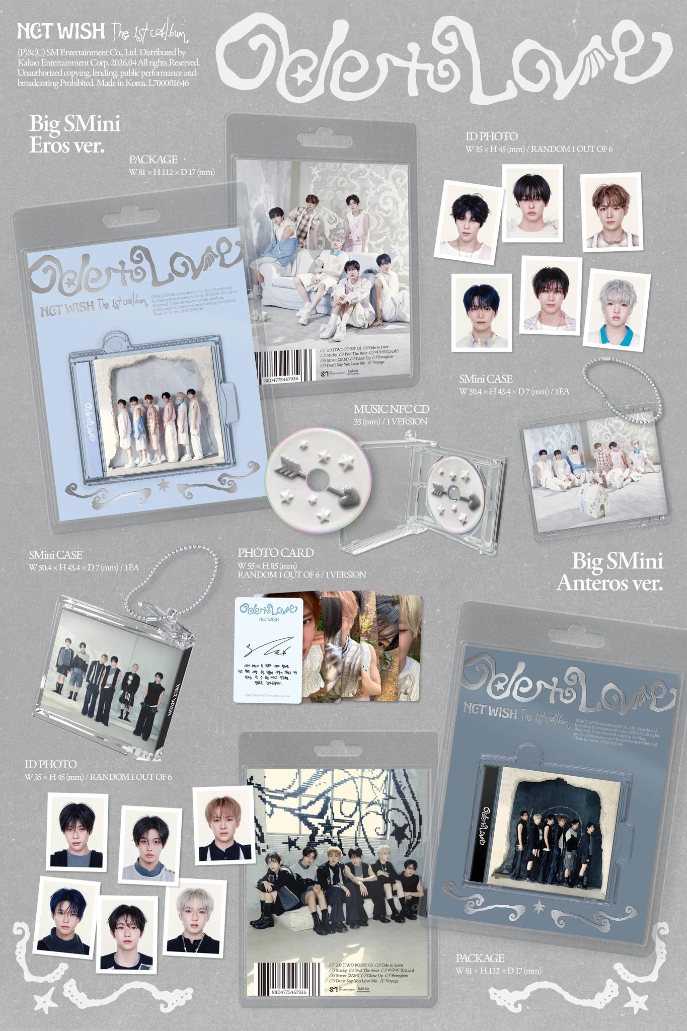 NCT WISH 'ODE TO LOVE' 1ST ALBUM BIG SMINI VER.
