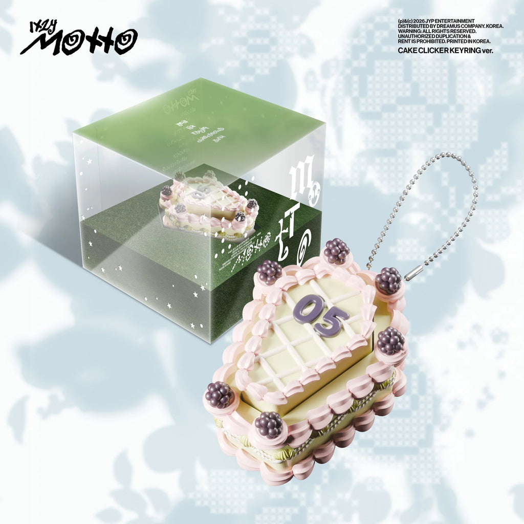 ITZY 'MOTTO' 12TH MINI ALBUM CAKE CLICKER KEYRING VER.
