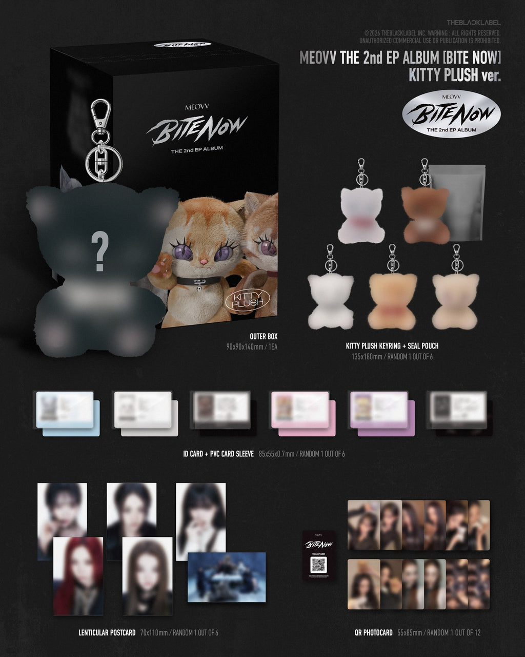 MEOVV 'BITE NOW' 2ND MINI ALBUM KITTY PLUSH VER.