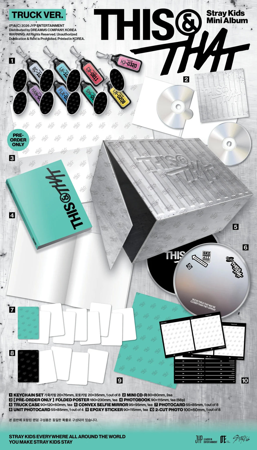 <b>[PRE-ORDER]</b> STRAY KIDS 'THIS & THAT' MINI ALBUM TRUCK VER.