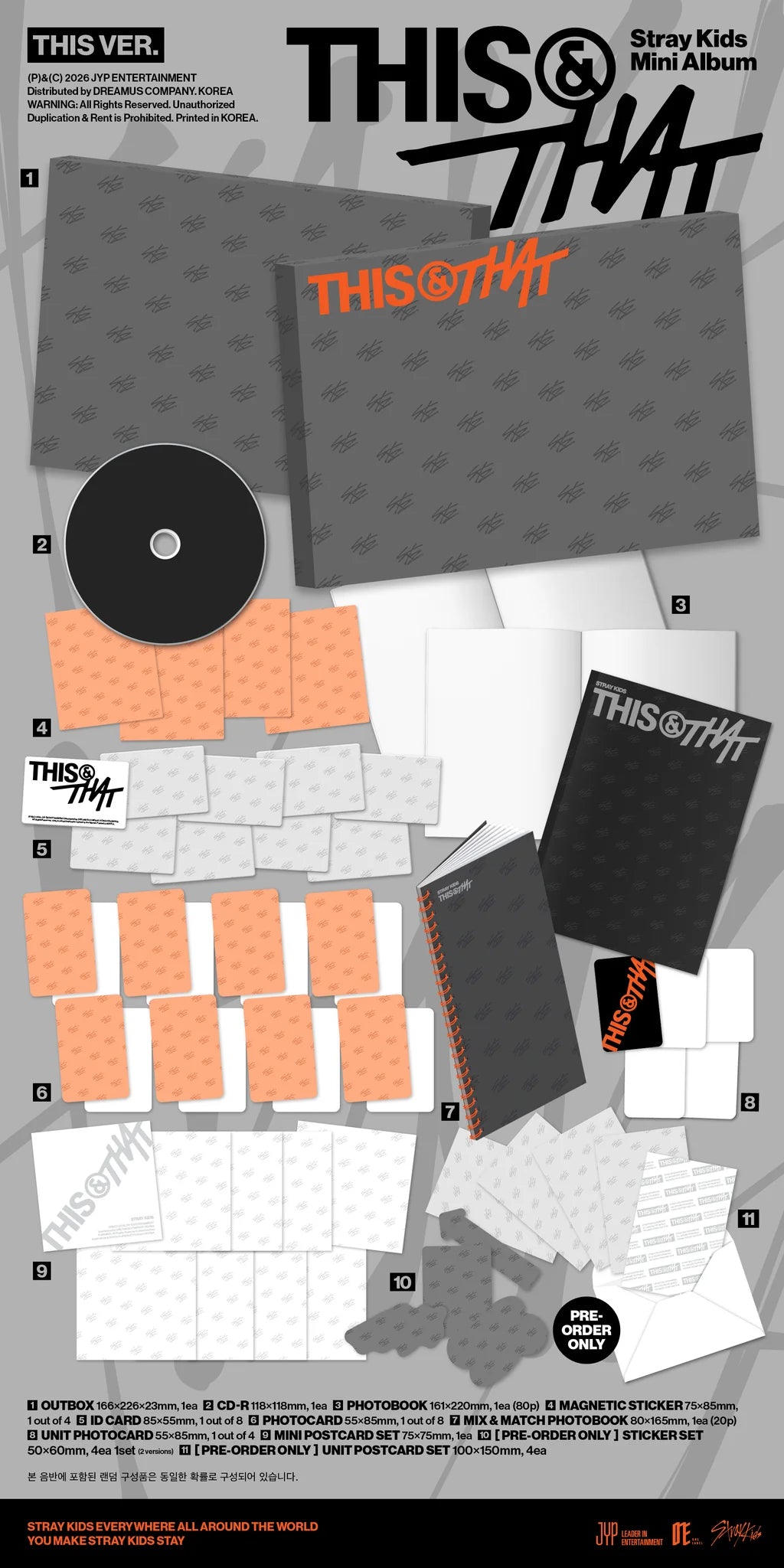 <b>[PRE-ORDER]</b> STRAY KIDS 'THIS & THAT' MINI ALBUM