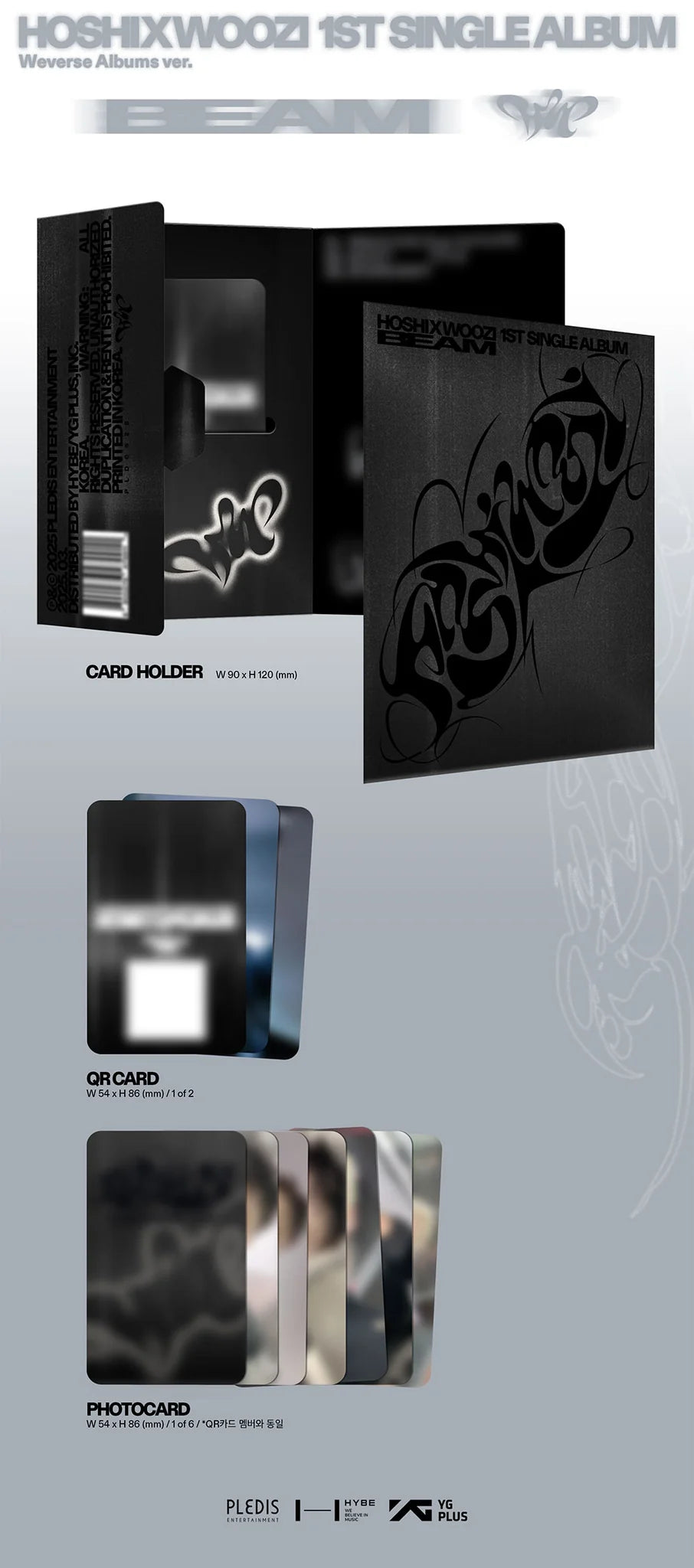 SEVENTEEN HOSHI X WOOZI 'BEAM' 1ST SINGLE ALBUM WEVERSE VER.