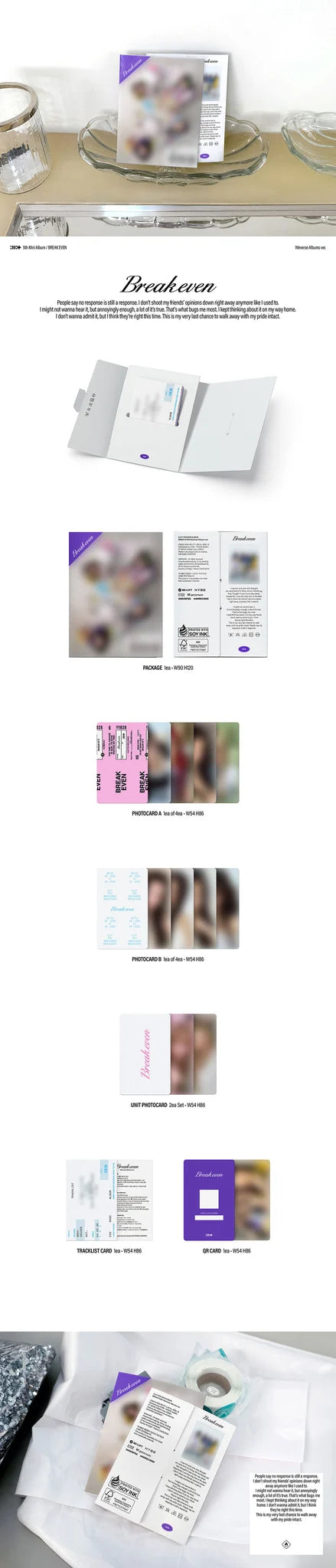 <b>[PRE-ORDER]</b> ILLIT 'BREAK EVEN' 5TH MINI ALBUM WEVERSE VER.