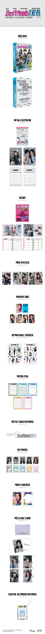 ITZY 'BEST FRIENDS FOREVER' 2025 SEASON'S GREETINGS