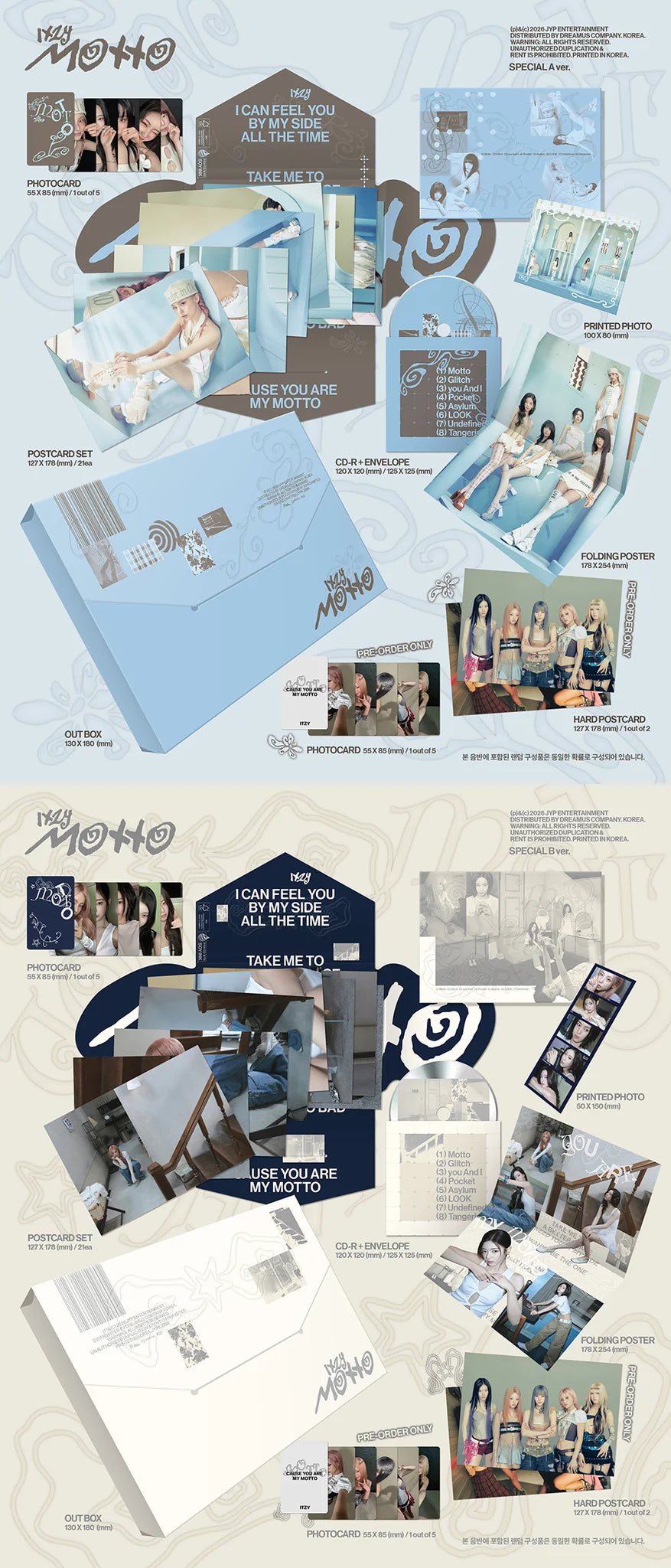 ITZY 'MOTTO' 12TH MINI ALBUM SPECIAL VER.