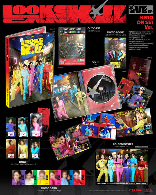 <b>[PRE-ORDER]</b> IVE 'LOOKS CAN KILL' 5TH MINI ALBUM HERO ON SET VER.