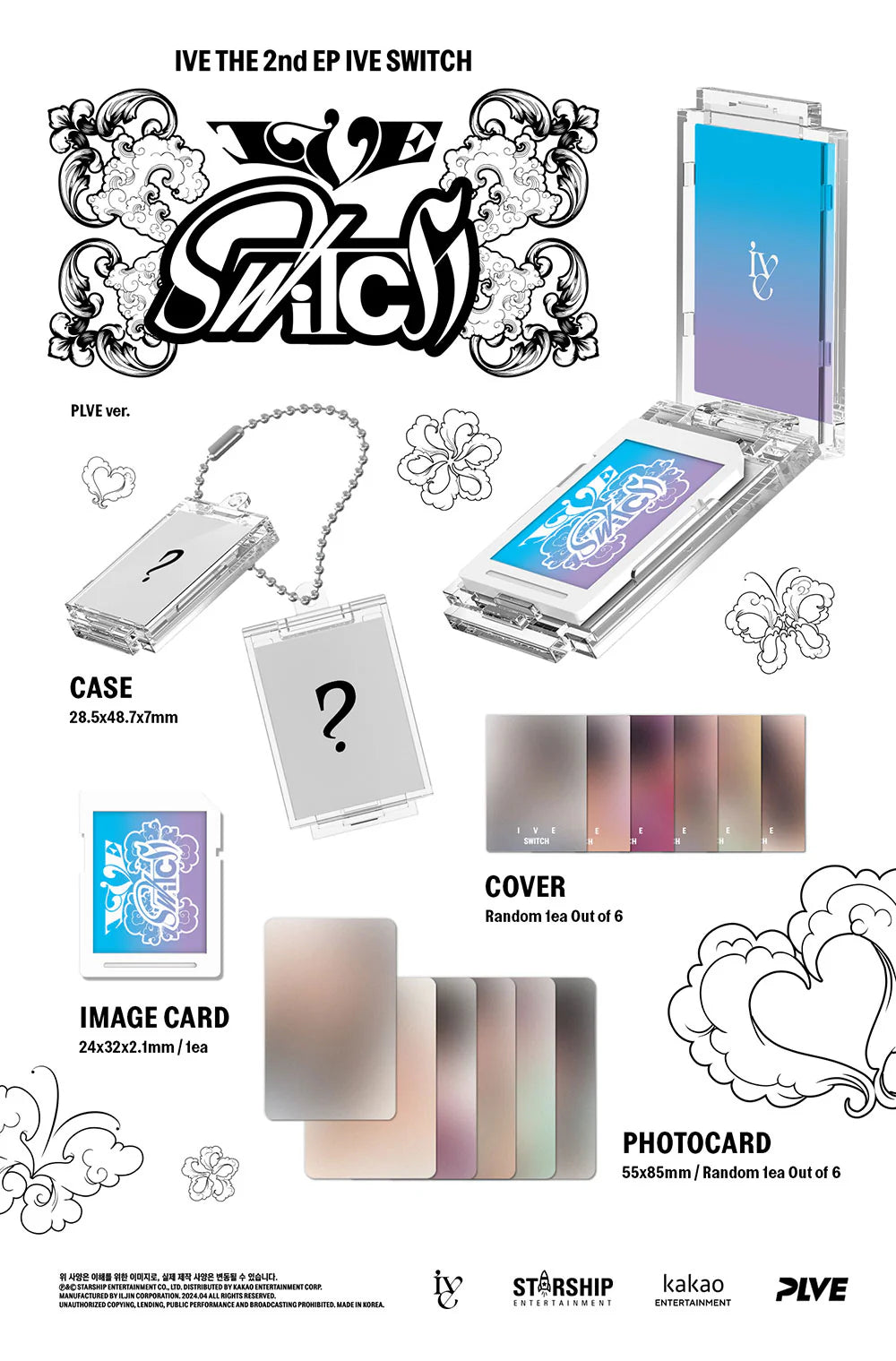 IVE 'IVE SWITCH' 2ND EP ALBUM PLVE VER. [RANDOM]