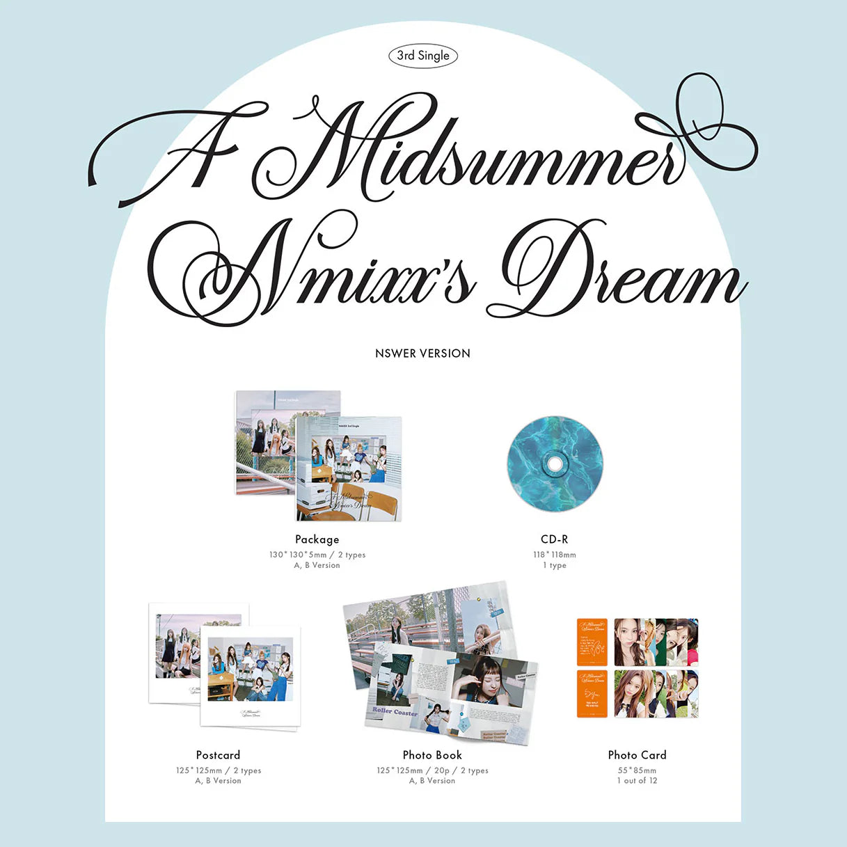 NMIXX 'A MIDSUMMER NMIXX'S DREAM' 3RD SINGLE ALBUM NSWER VER. [RANDOM]