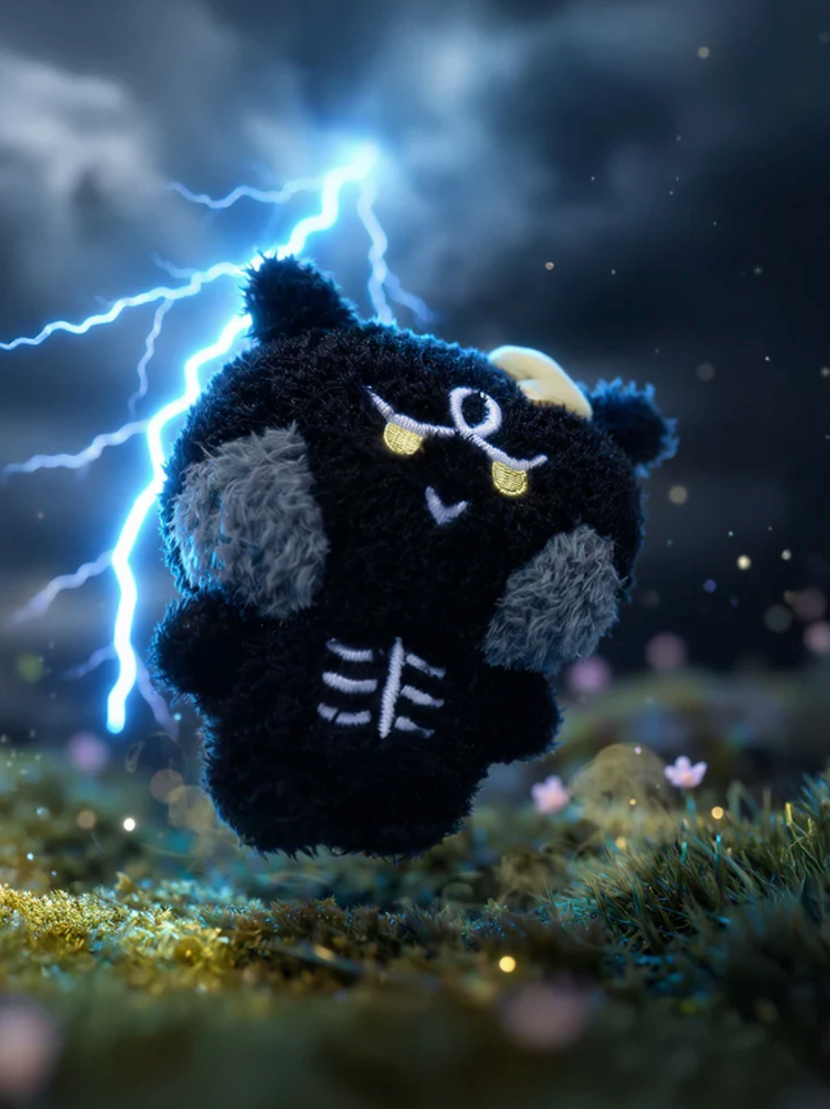 MIGHTEEZ 'BERRY BREEZY FAIRY' WEATHER PLUSH KEYRING