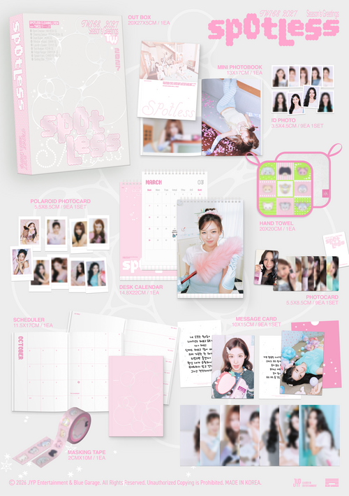 <b>[PRE-ORDER]</b>TWICE SEASON’S GREETINGS 2027 ‘SPOTLESS’