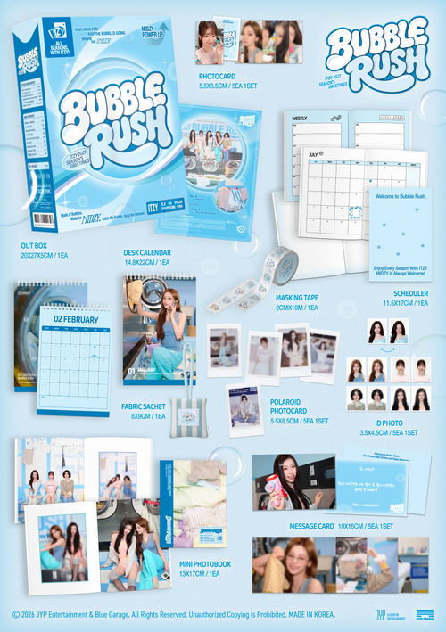 <b>[PRE-ORDER]</b> ITZY SEASON’S GREETINGS 2027 ‘BUBBLE RUSH’