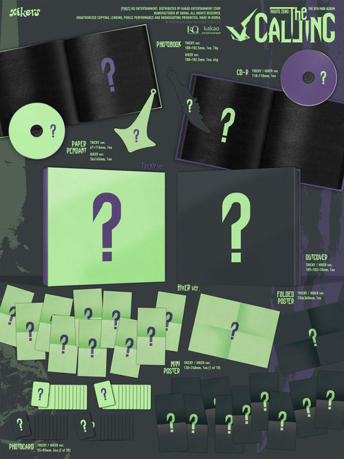 <b>[PRE-ORDER]</b> XIKERS 'ROUTE ZERO : THE CALLING' 8TH MINI ALBUM