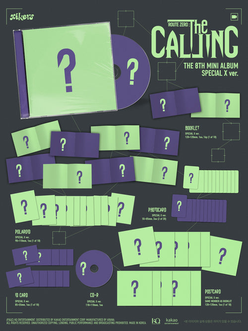 <b>[PRE-ORDER]</b> XIKERS 'ROUTE ZERO : THE CALLING' 8TH MINI ALBUM SPECIAL X VER.