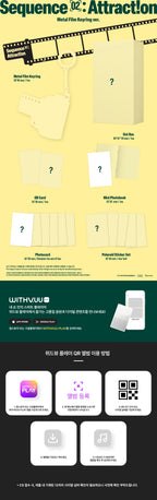 <b>[PRE-ORDER]</b> AND2BLE 'SEQUENCE 02: ATTRACTION' 2ND MINI ALBUM (METAL FILM KEYRING VER.)
