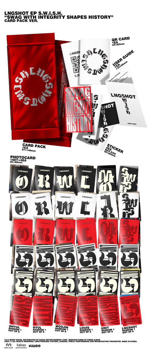 <b>[PRE-ORDER]</b> LNGSHOT ‘S.W.I.S.H.’ 2ND MINI ALBUM (CARD PACK VER.)