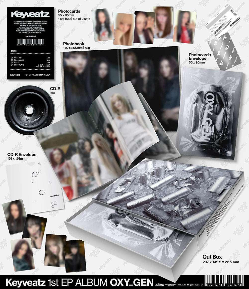 <b>[PRE-ORDER]</b> KEYVEATZ 'OXY_GEN' 1ST MINI ALBUM