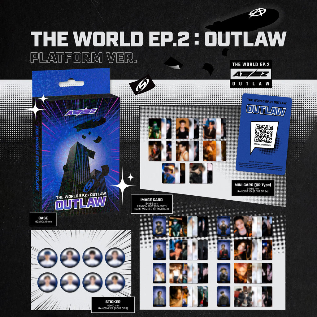 ATEEZ 'THE WORLD EP.2: OUTLAW' 9TH MINI ALBUM PLATFORM VER.