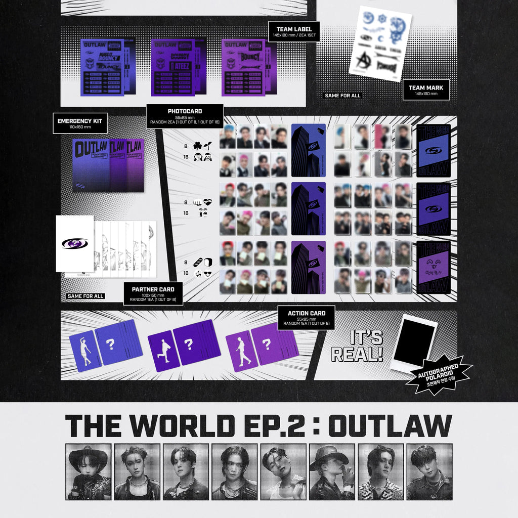 ATEEZ 'THE WORLD EP.2: OUTLAW' 9TH MINI ALBUM