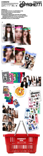 LE SSERAFIM 'SPAGHETTI' 1ST SINGLE ALBUM COMPACT VER.