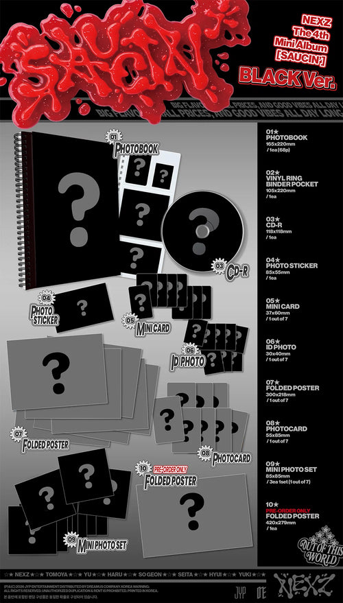 <b>[PRE-ORDER]</b> NEXZ 'SAUCIN'' 4TH MINI ALBUM