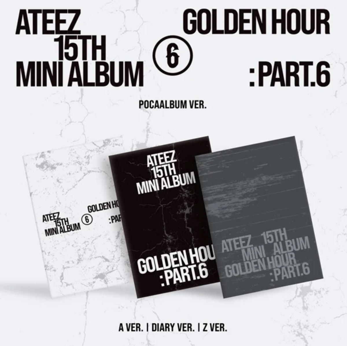<b>[PRE-ORDER]</b> ATEEZ 'GOLDEN HOUR: PART.6' 15TH MINI ALBUM (POCAALBUM VER.)