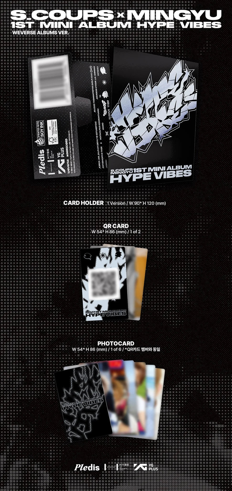 SEVENTEEN S.COUPS X MINGYU 'HYPE VIBES' 1ST MINI ALBUM WEVERSE VER.