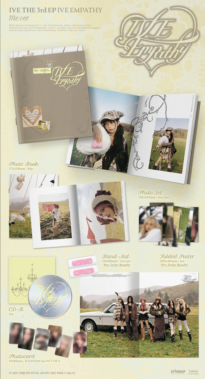 IVE 'IVE EMPATHY' 3RD EP ALBUM REGULAR VER.
