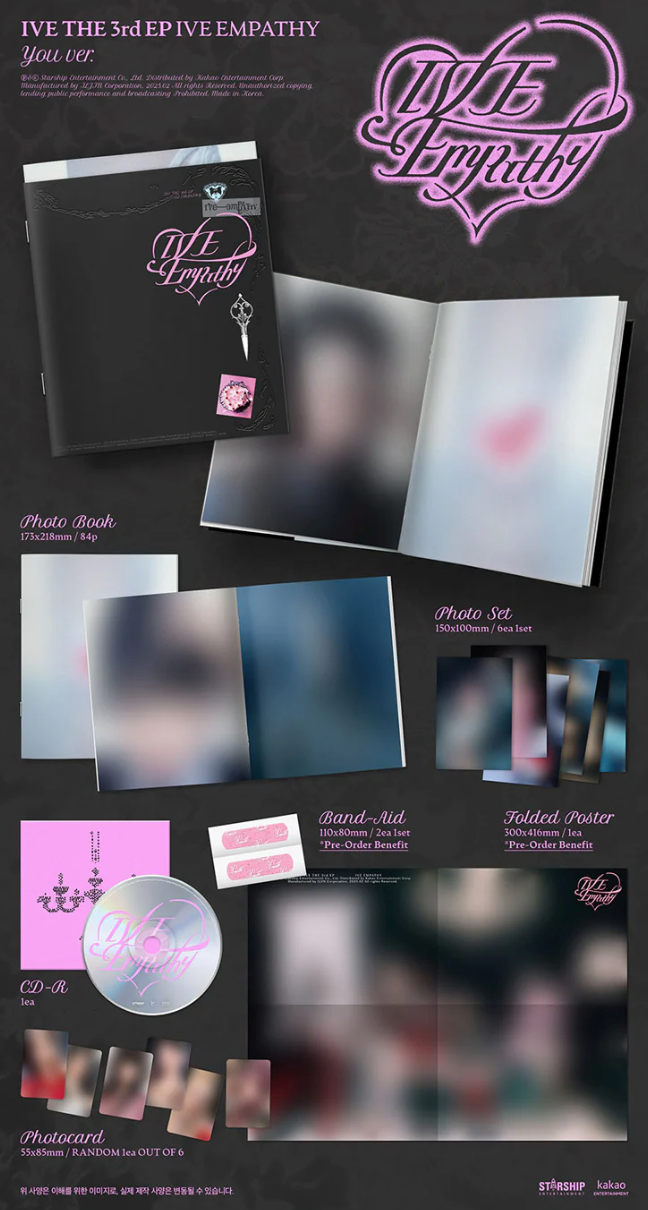 IVE 'IVE EMPATHY' 3RD EP ALBUM REGULAR VER.