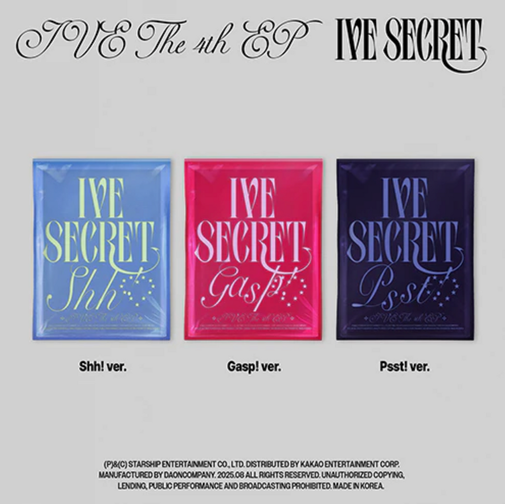 IVE 'IVE SECRET' 4TH EP ALBUM PHOTOBOOK VER.
