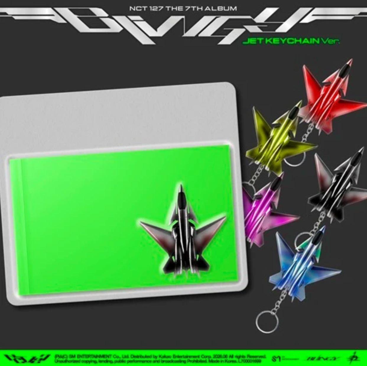 <b>[PRE-ORDER]</b> NCT 127 'BLINGY' 7TH FULL ALBUM JET KEYCHAIN VER. (RANDOM)